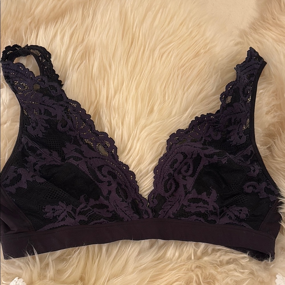 Wacoal Embrace Lace Bralette Set - Navy, White, Nude, Blue Bust Size 36/ Medium - Picture 2 of 10